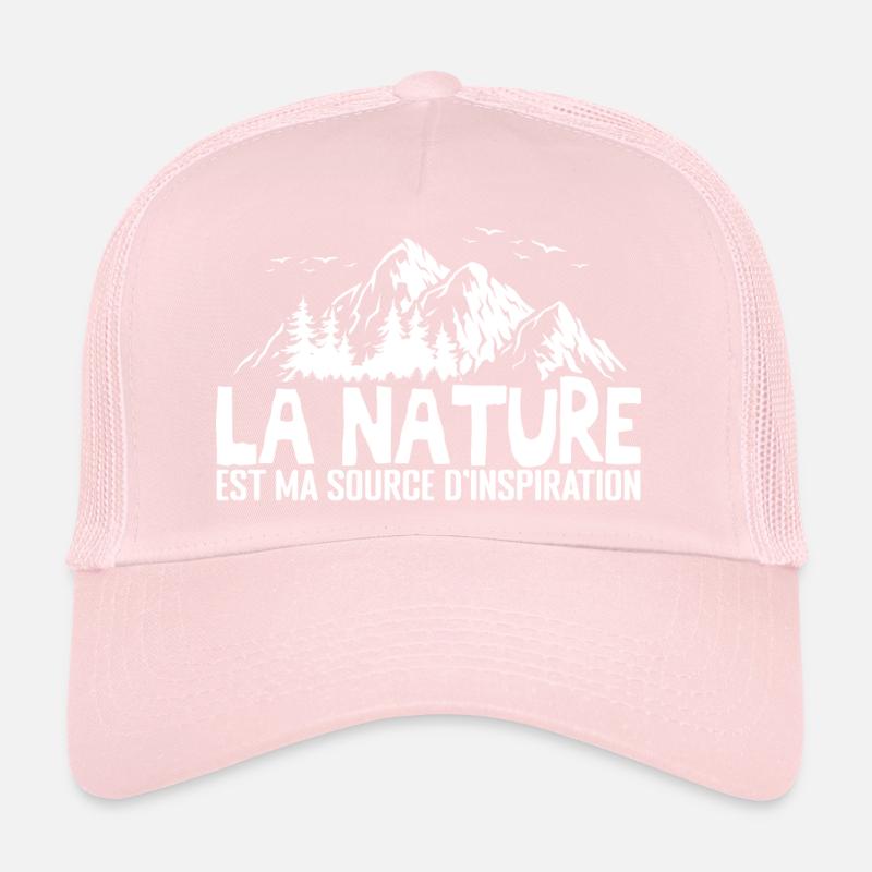 La nature est ma source d'inspiration Casquette trucker 