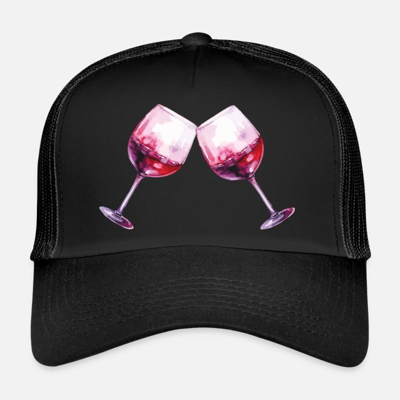 Verres à vin 2 Casquette trucker 