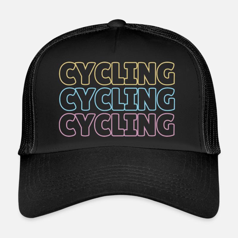 cycling graphic Trucker Cap