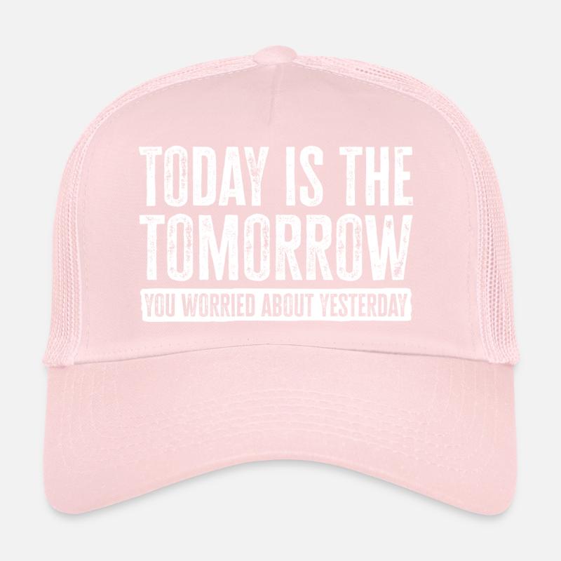 Conception de sagesse motivationnelle. Les vibrations de demain d’aujourd’hui Casquette trucker 