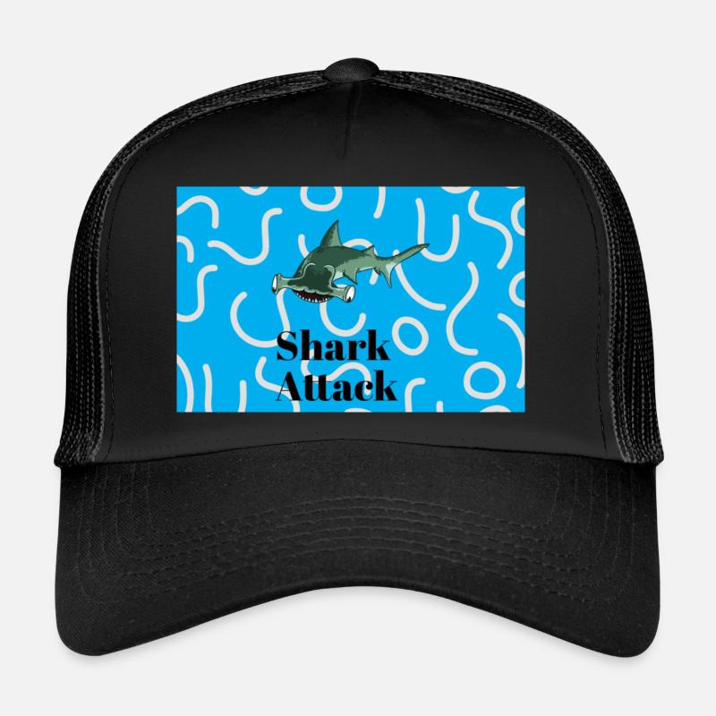 Attaque de requin Casquette trucker 