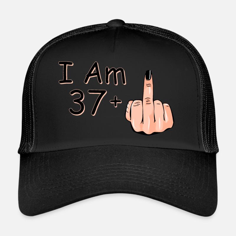 J’ai 37 ans + 1 majeur Je suis 37 ans et plus, Casquette trucker 