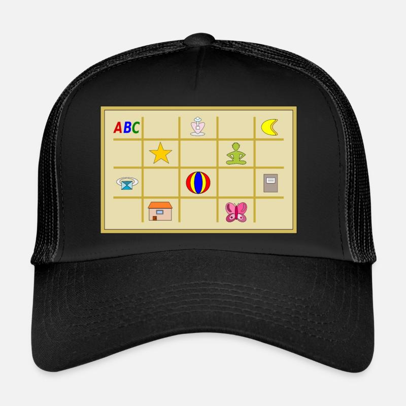 Letter case Trucker Cap