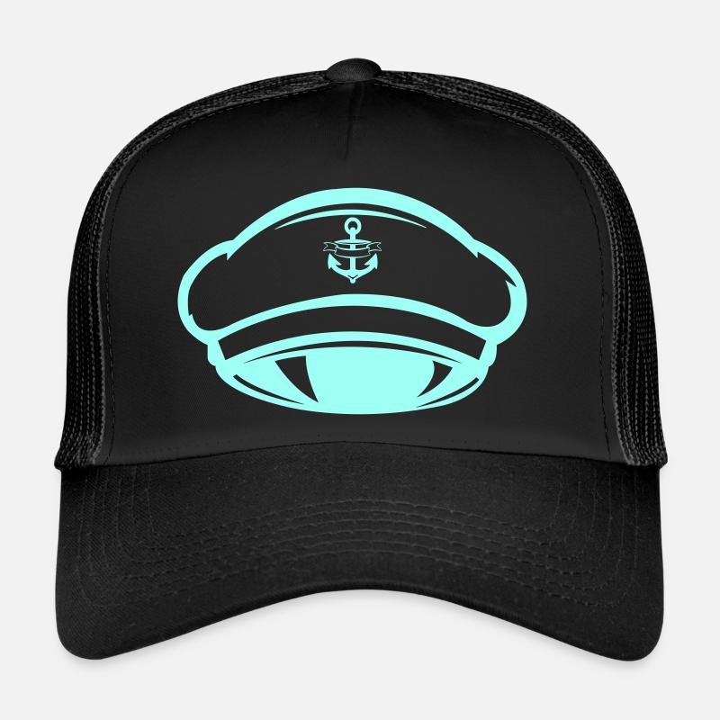Bonnet de capitaine Casquette trucker 