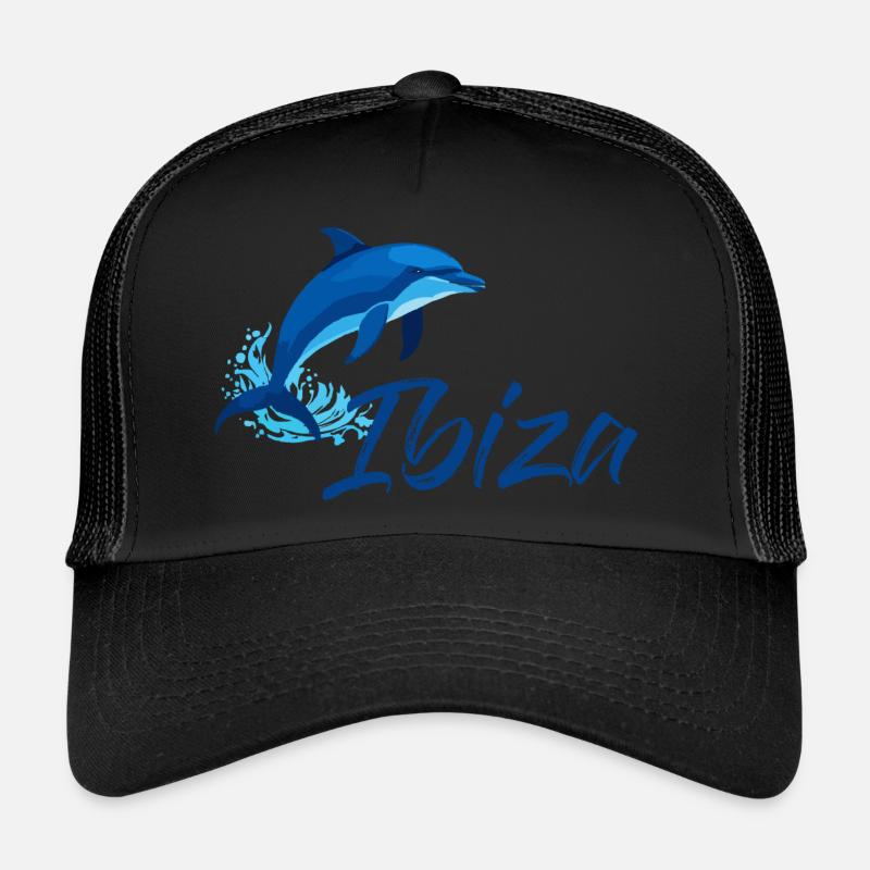 Ibiza Urlaub mit Delfin Trucker Cap