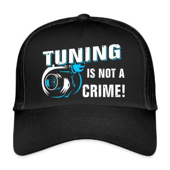 Car tuning is not a crime - Trucker Cap - black/black - Front