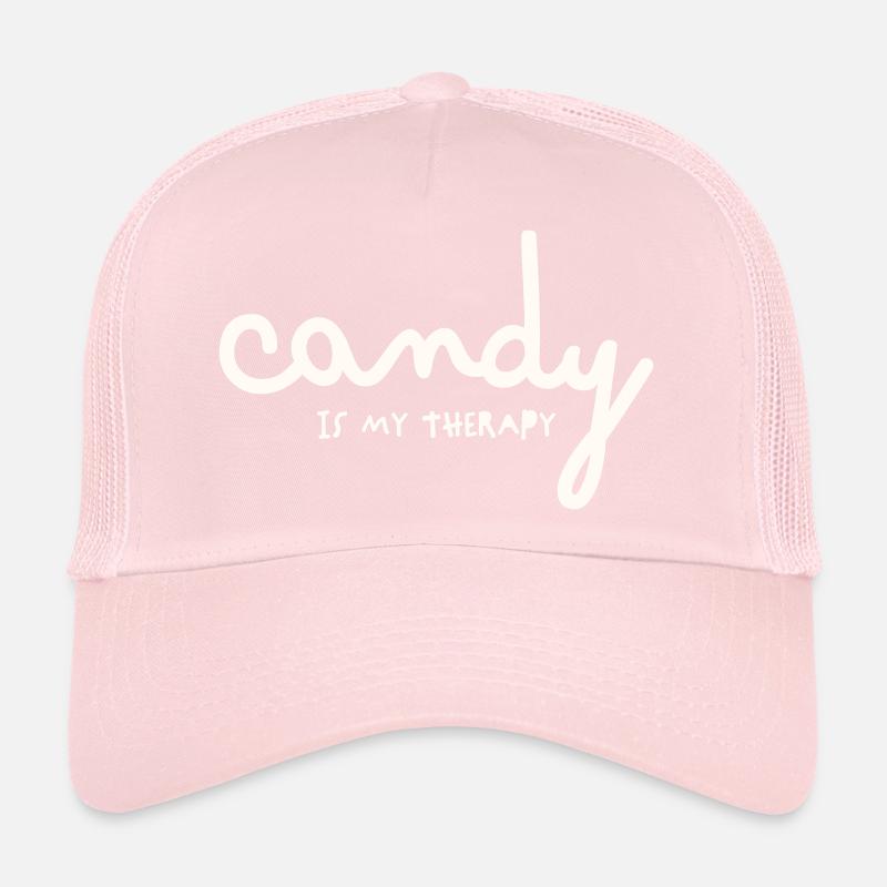 CANDY IS MY THERAPY Trucker Cap
