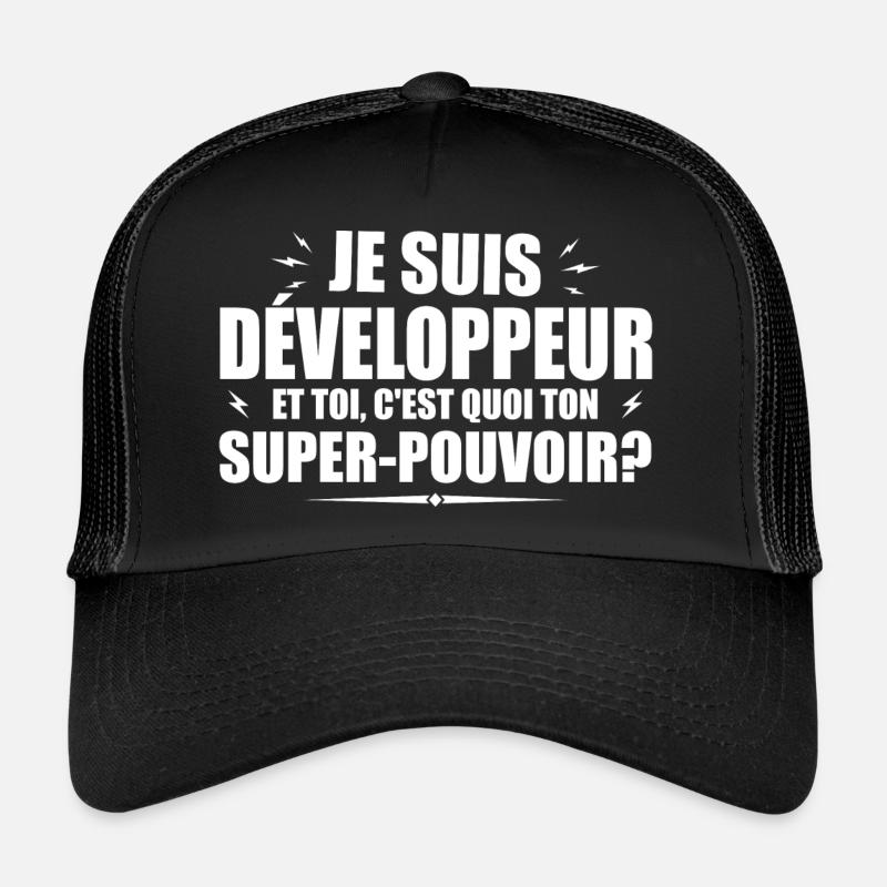 Ich bin Entwickler. Was ist deine Superkraft? Trucker Cap