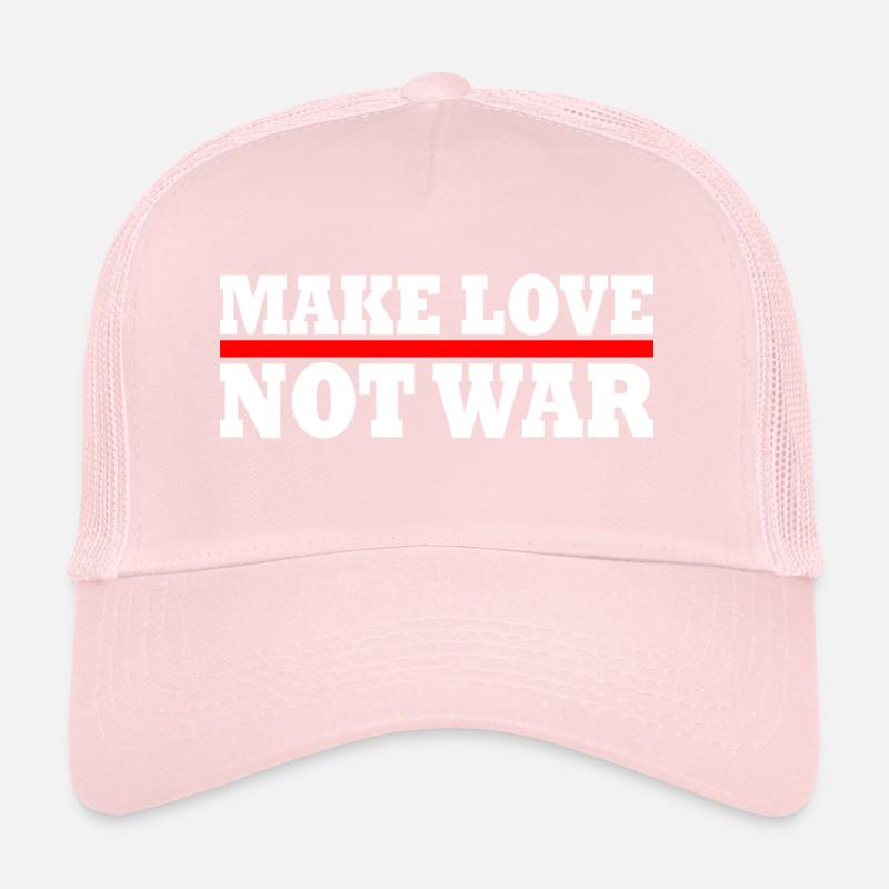 Make love not war Casquette trucker 