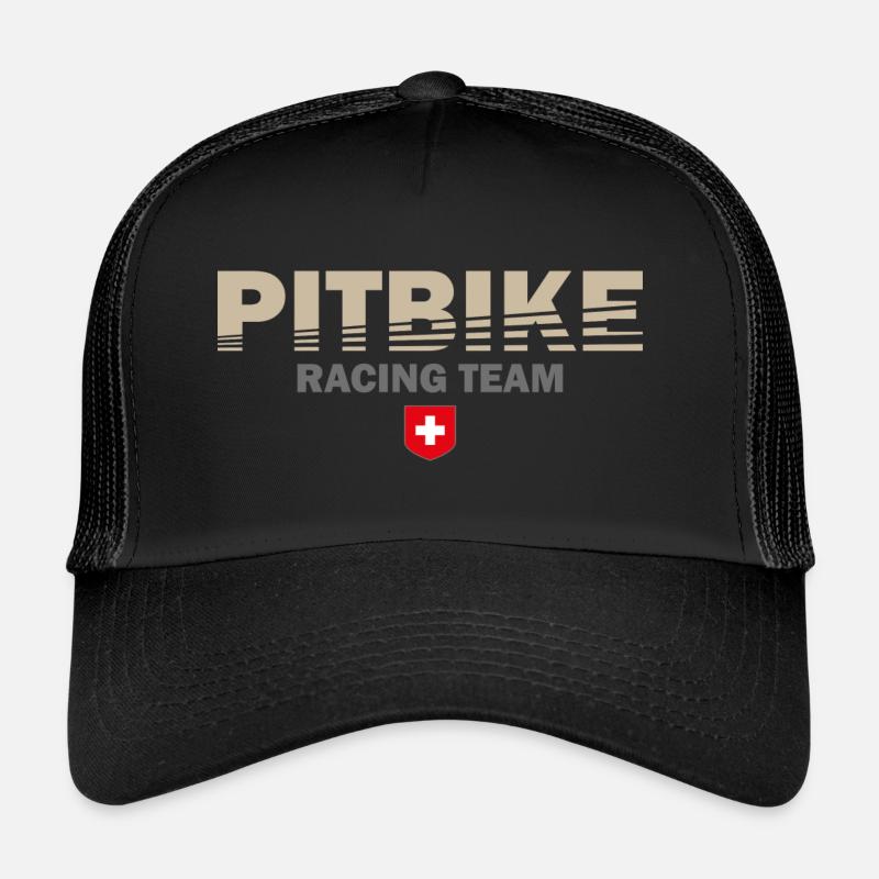Pitbike Racing Teasm Schweiz Trucker Cap