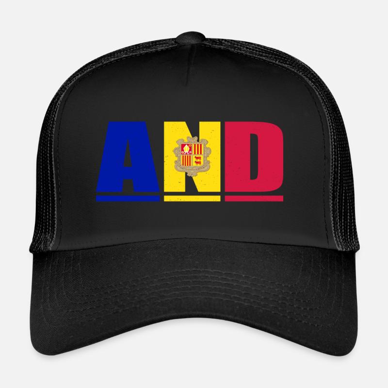 Andorra Graphic - Trucker Cap - black/black