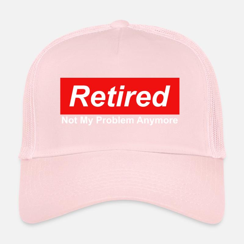 Retraité Plus mon problème Graphique Casquette trucker 