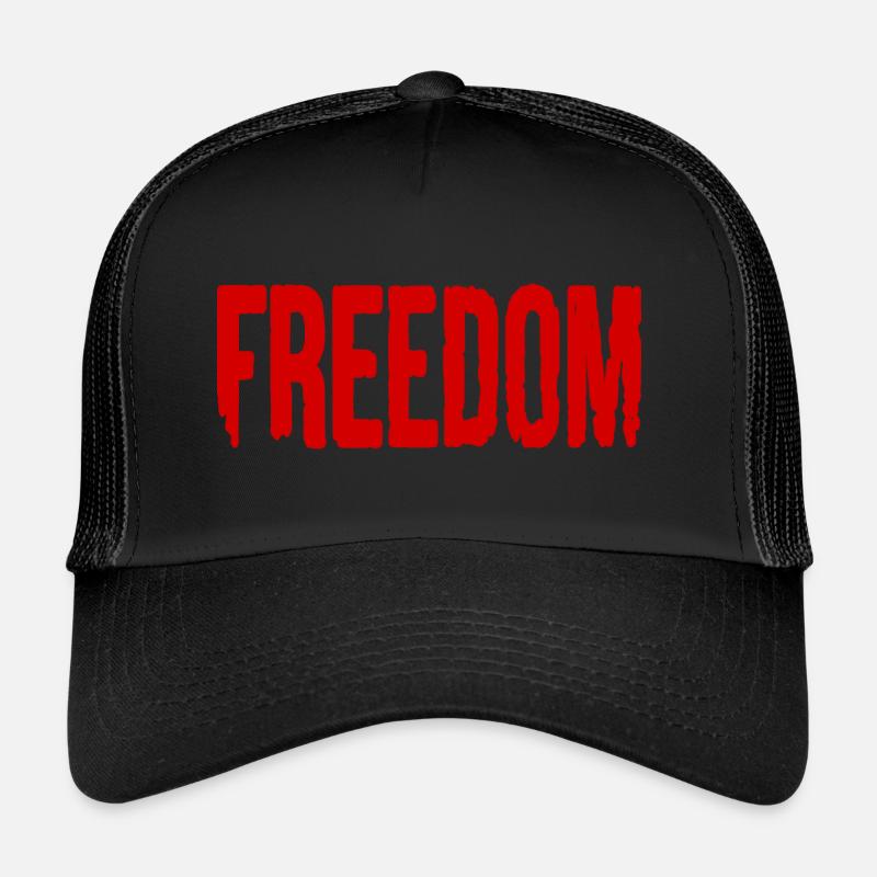 Freedom - Trucker Cap - Schwarz/Schwarz