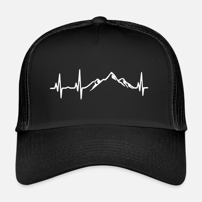 Heartbeat - Mountains Trucker Cap