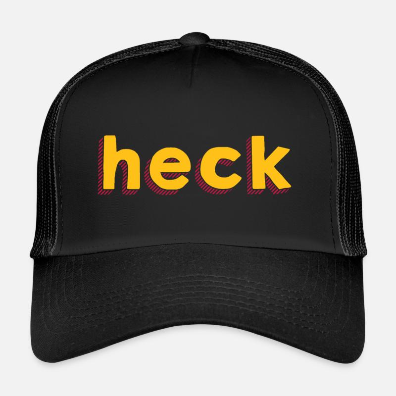 Heck Graphic - Trucker Cap - black/black