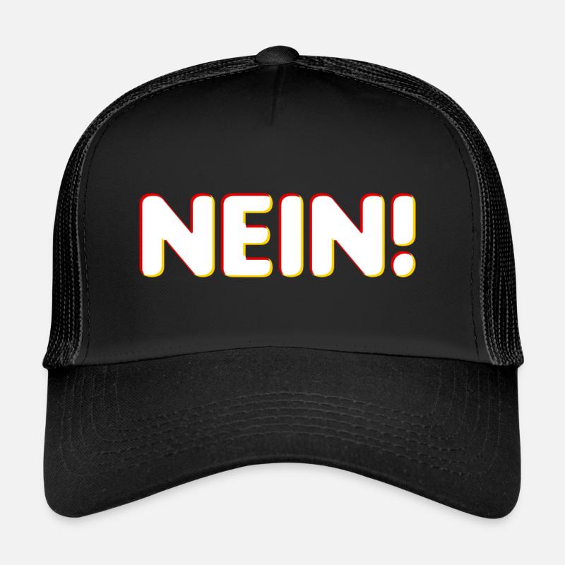 Nein Graphic - Trucker Cap - black/black