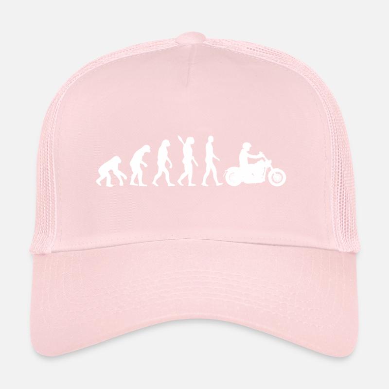 Evolution moto Graphique Casquette trucker 