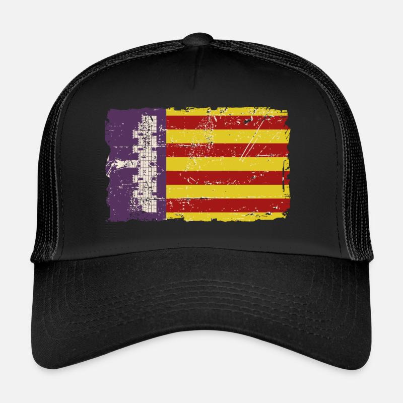 Mallorca Vintage Flag Trucker Cap