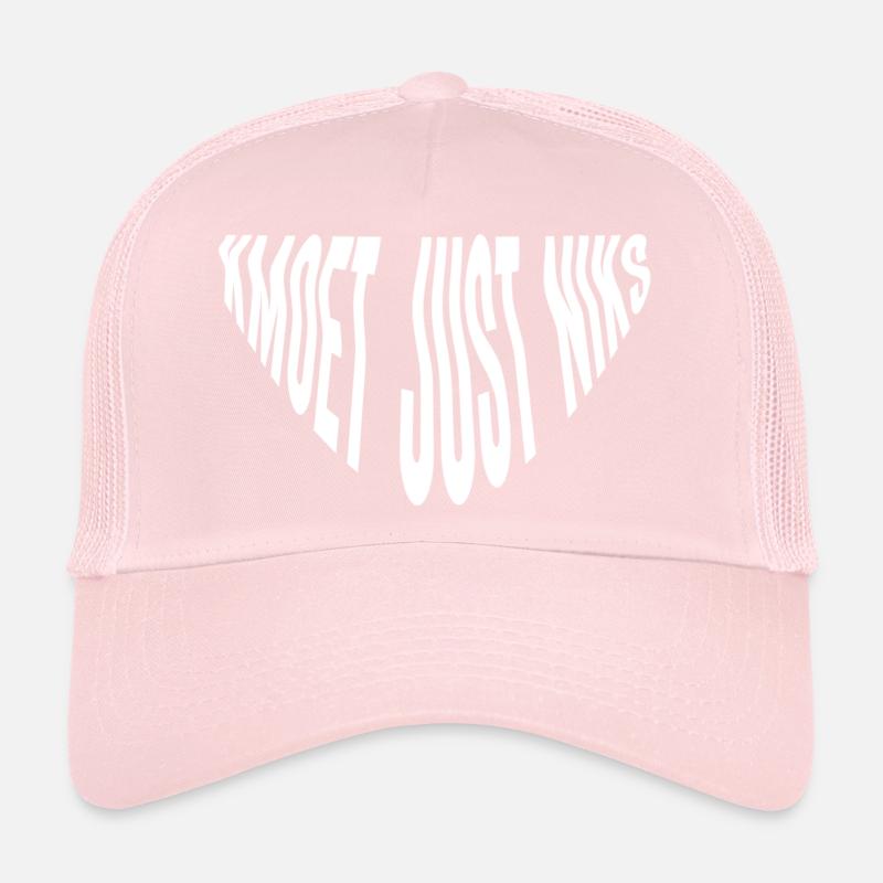 Kmoet just niks, chemises en dialecte anversois Casquette trucker 