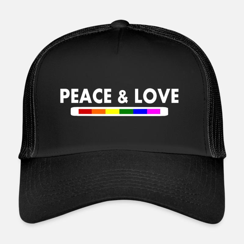 Peace and love Casquette trucker 