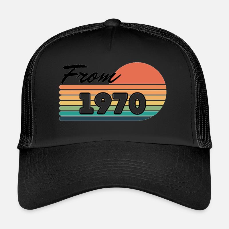 From 1970 - Trucker Cap - black/black