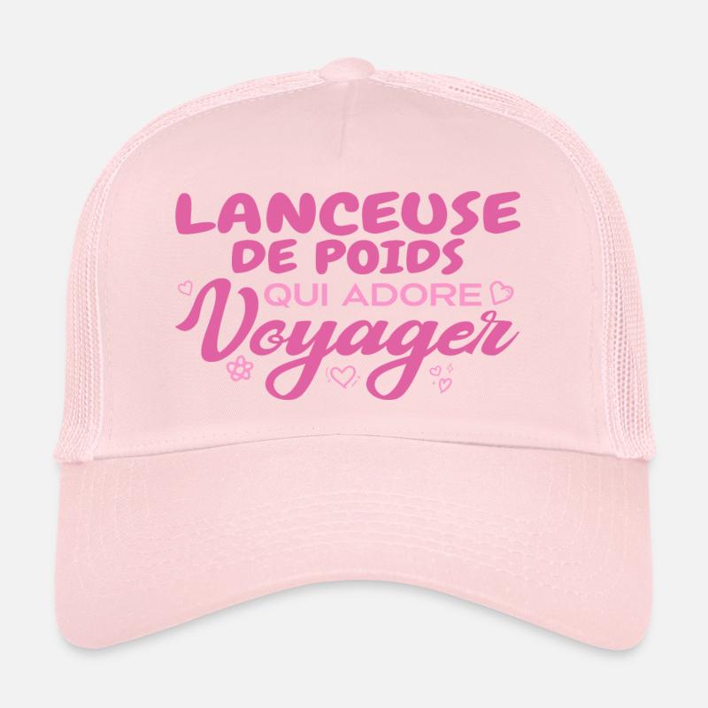 Passionate globetrotting shot putterer Trucker Cap