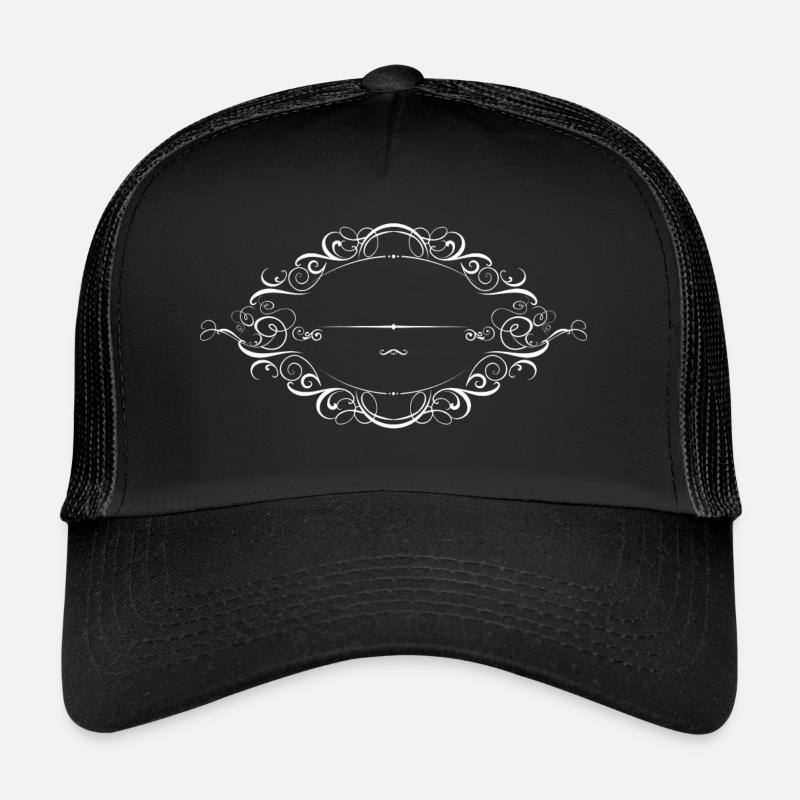 · · Lignes de séparation des cadres d'en-tête Casquette trucker 