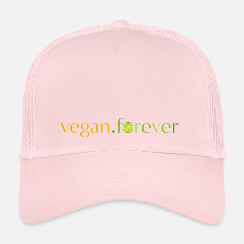 Vegan forever lime Casquette trucker 