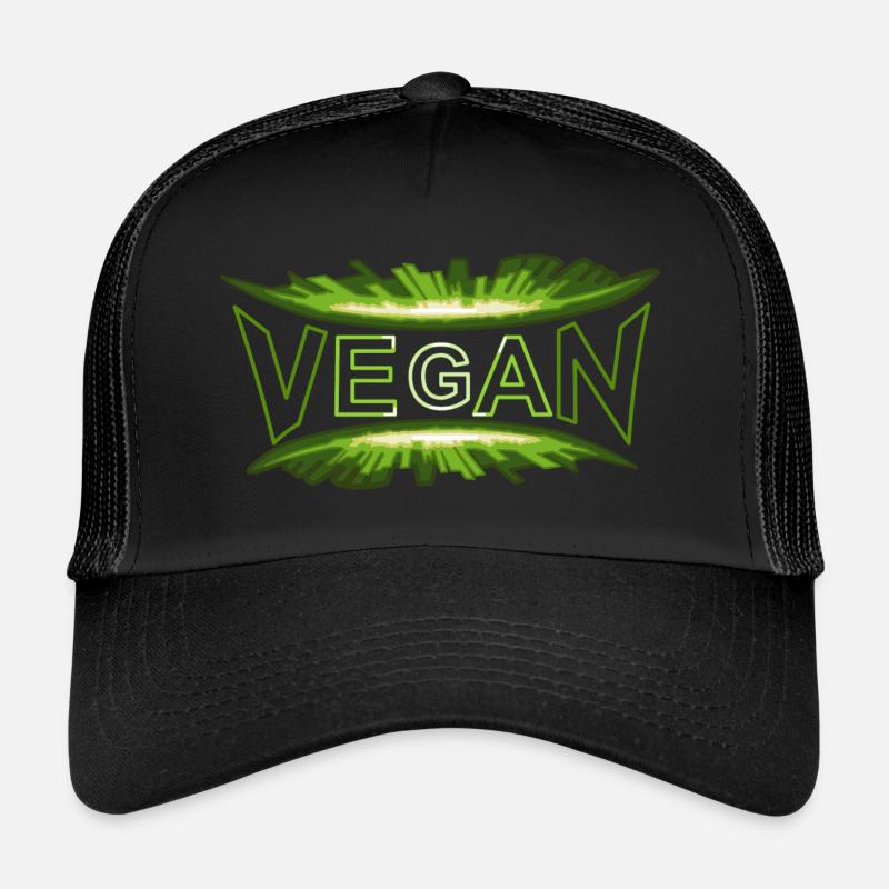 VEGAN-dynamic-style-green Trucker Cap
