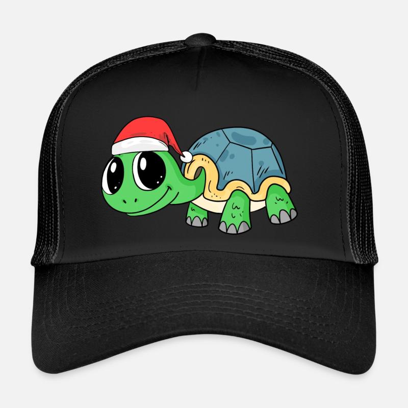 Tortue Noël Casquette trucker 