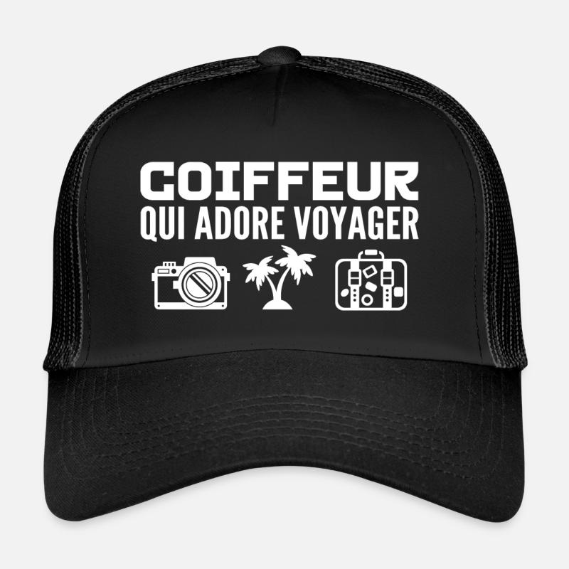 Reisende & Friseure: Leidenschaft & Entdeckung Trucker Cap