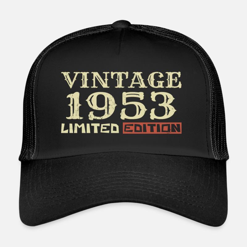 1953 Vintage: 71st Anniversary Unique Retro Gift Trucker Cap