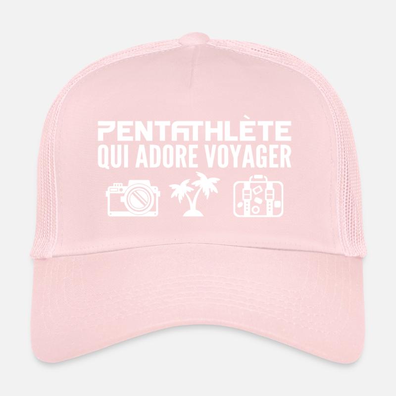 Voyageurs & Pentathlètes : Passion & Découverte Casquette trucker 