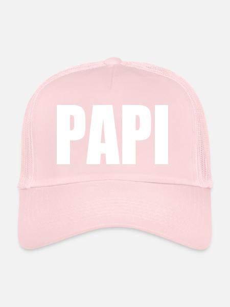 Papi - Trucker Cap - pale pink - Front