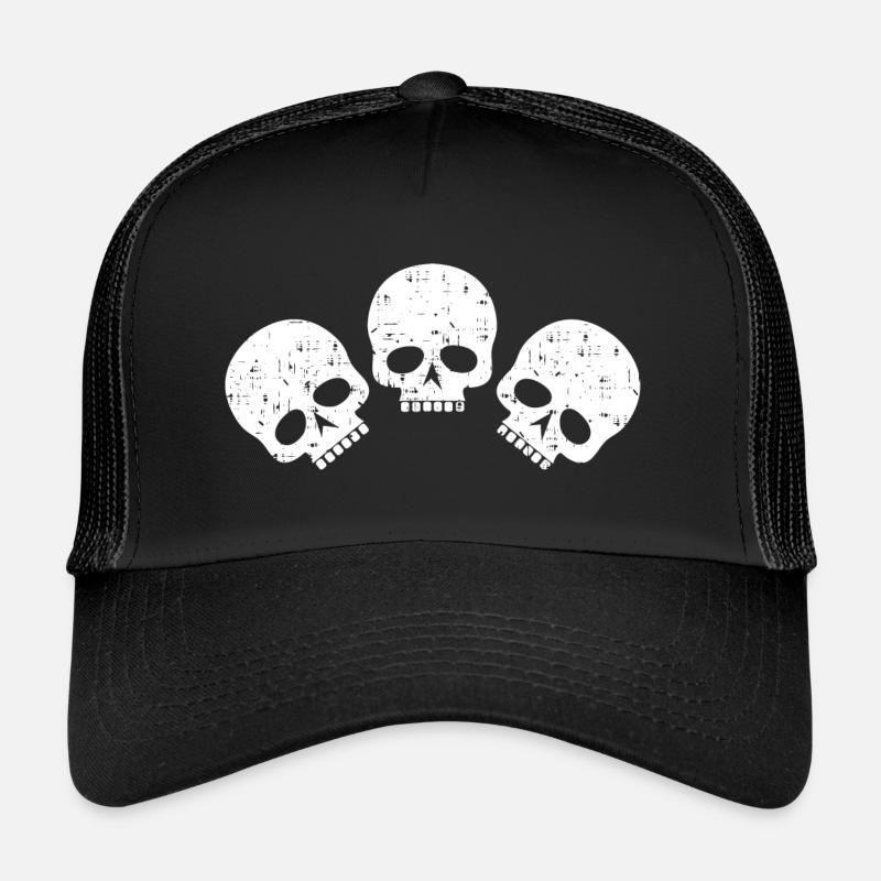 three skulls | three skulls Trucker Cap