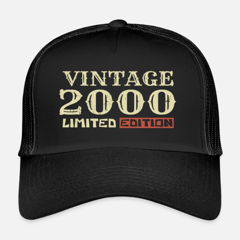 2000 Vintage :24e Anniversaire Cadeau Rétro Unique Casquette trucker 