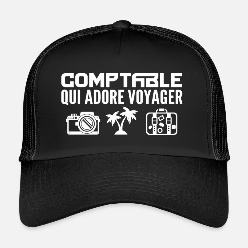 Reisende & Buchhalter: Leidenschaft & Entdeckung Trucker Cap