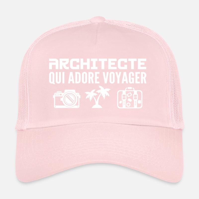 Voyageurs & Architectes : Passion & Découverte Casquette trucker 
