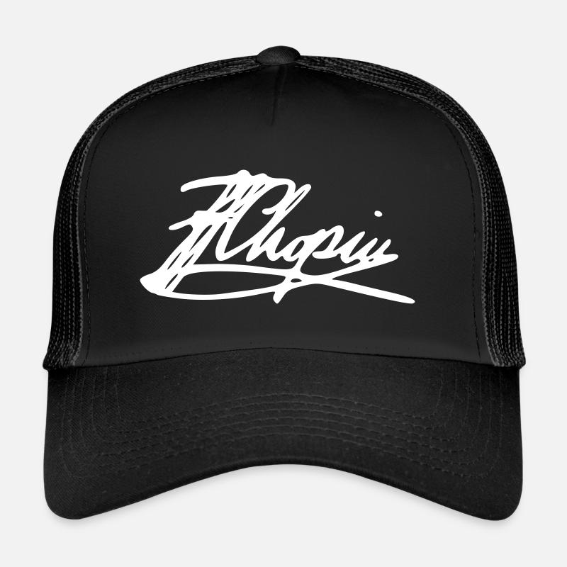 Frederic Chopin signature Trucker Cap