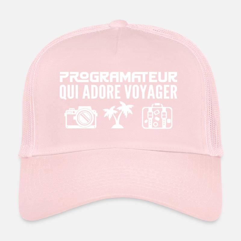 Voyageurs & Programateurs : Passion & Découverte Casquette trucker 