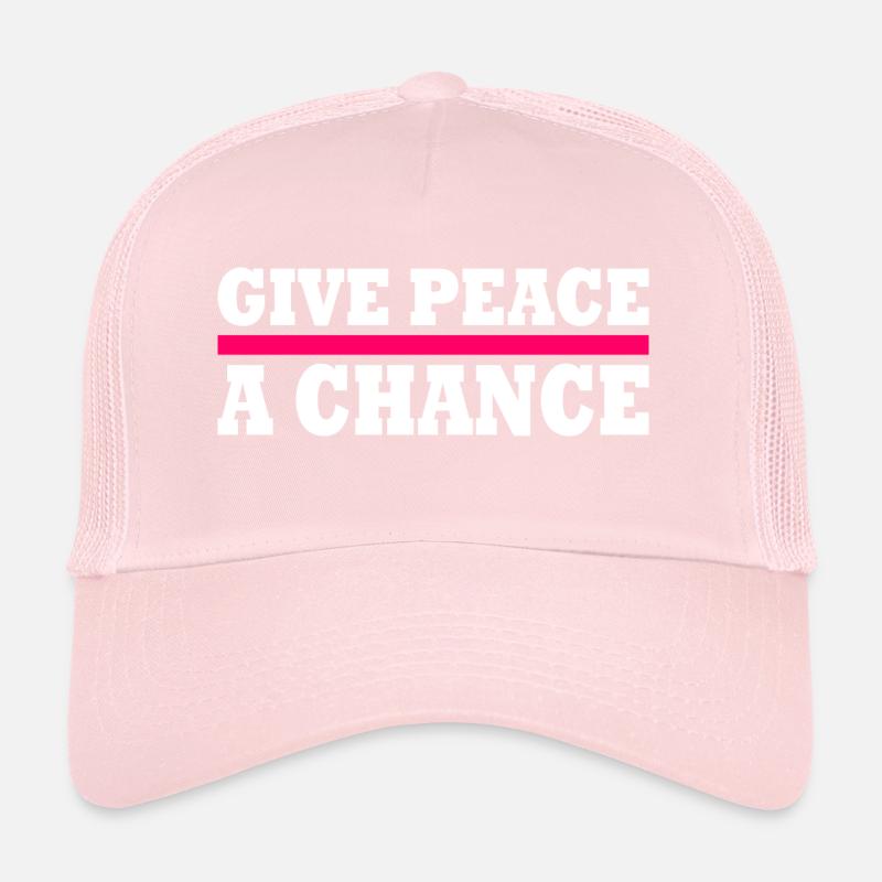 Give peace a chance Casquette trucker 
