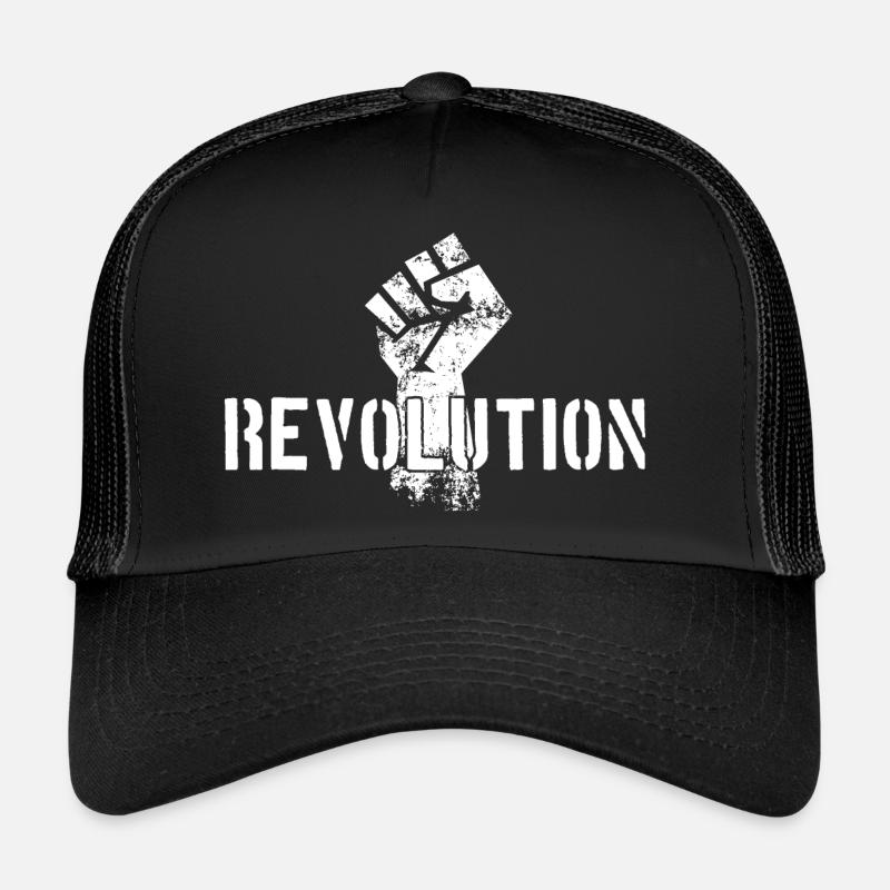 RÉSISTANCE À LA DÉMONSTRATION DE RÉVOLUTION Casquette trucker 