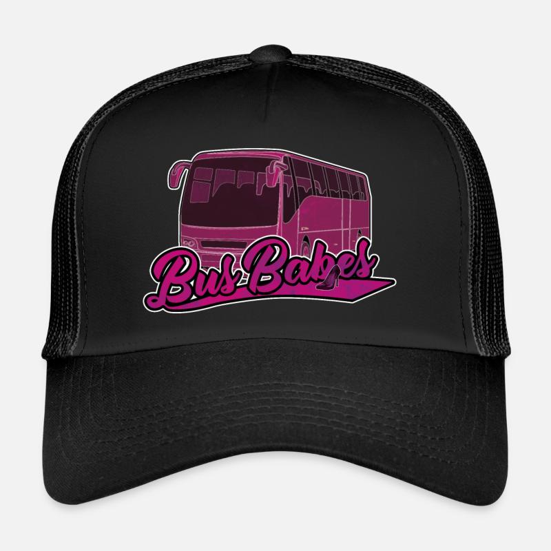 Babes Bus | Chauffeur de bus Cadeau de chauffeur de bus Casquette trucker 