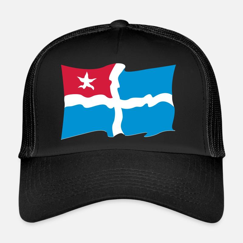 kreta - Trucker Cap - Schwarz/Schwarz