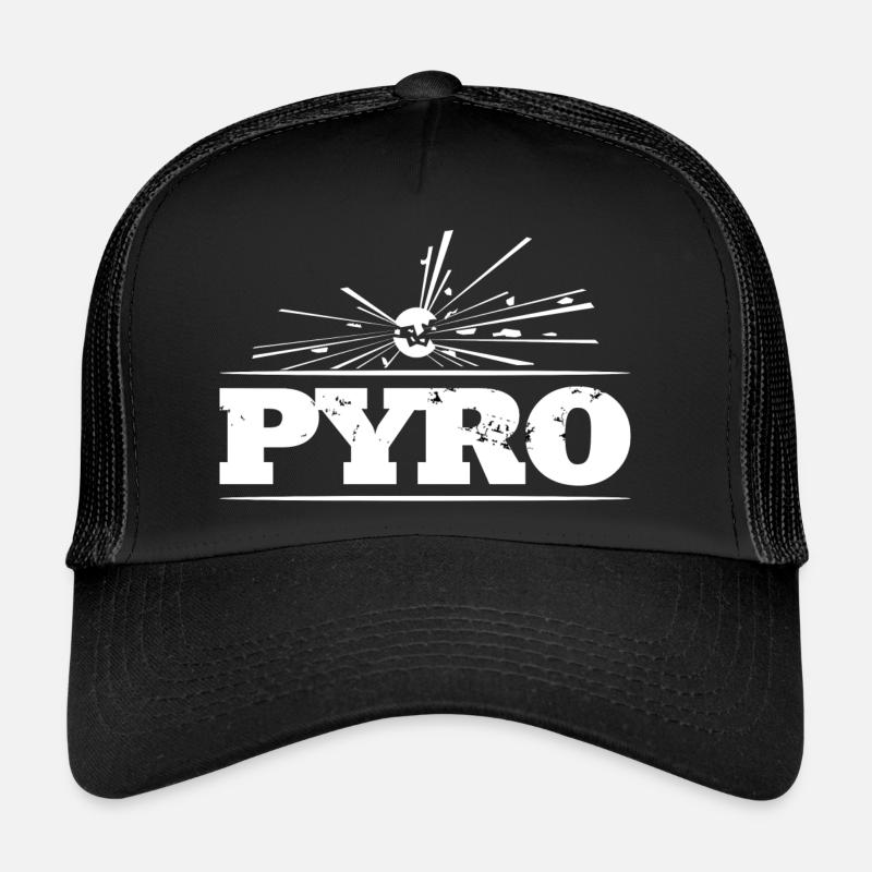 Feu d'artifice explosif Pyro Casquette trucker 