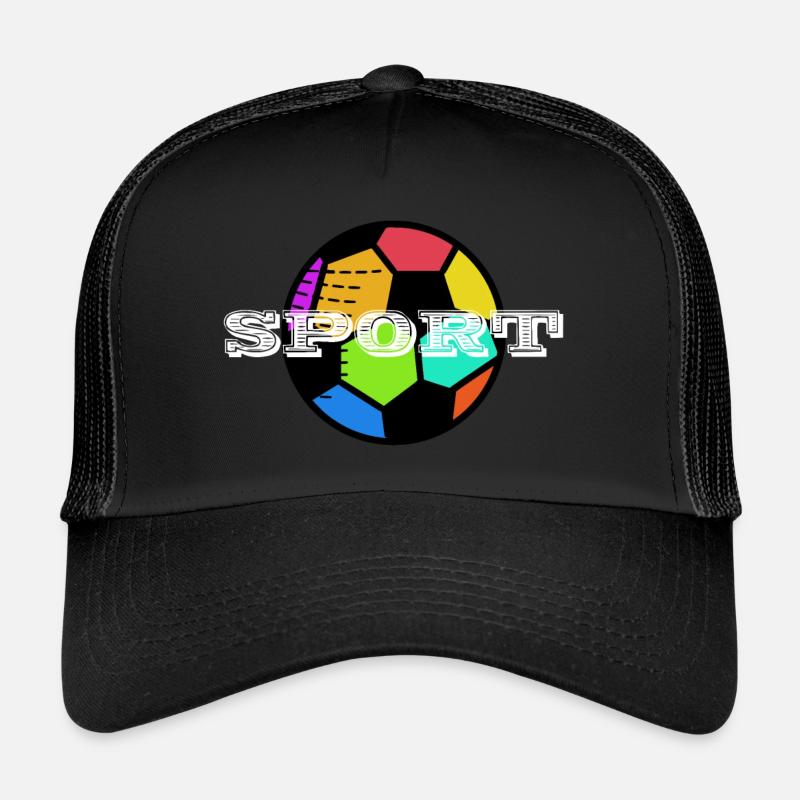 Sport - Trucker Cap - Schwarz/Schwarz