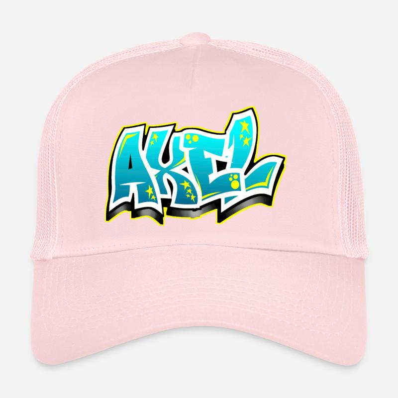 Graffiti Name Axel Trucker Cap