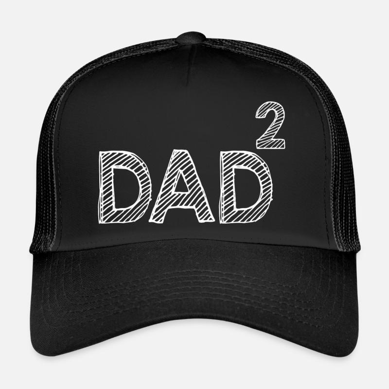 dad 2 - Trucker Cap - Schwarz/Schwarz