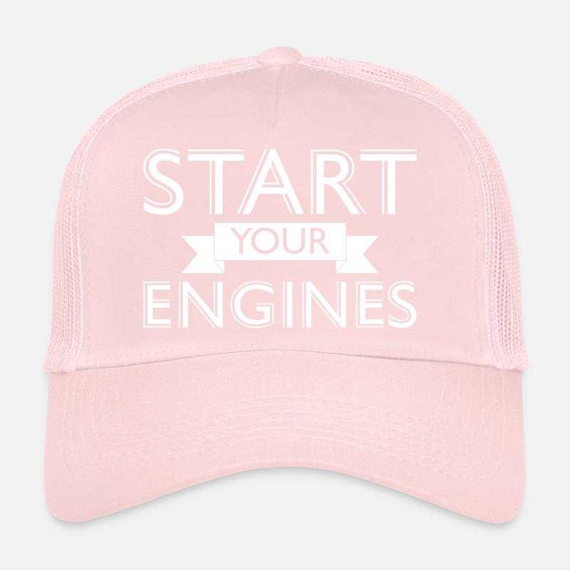 Démarrage de vos moteurs Casquette trucker 