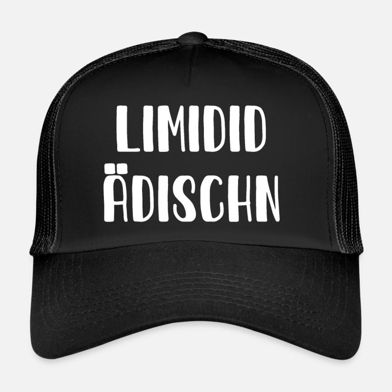 Limited Edition - sächsisch - Limidid Ädischn - Trucker Cap - Schwarz/Schwarz